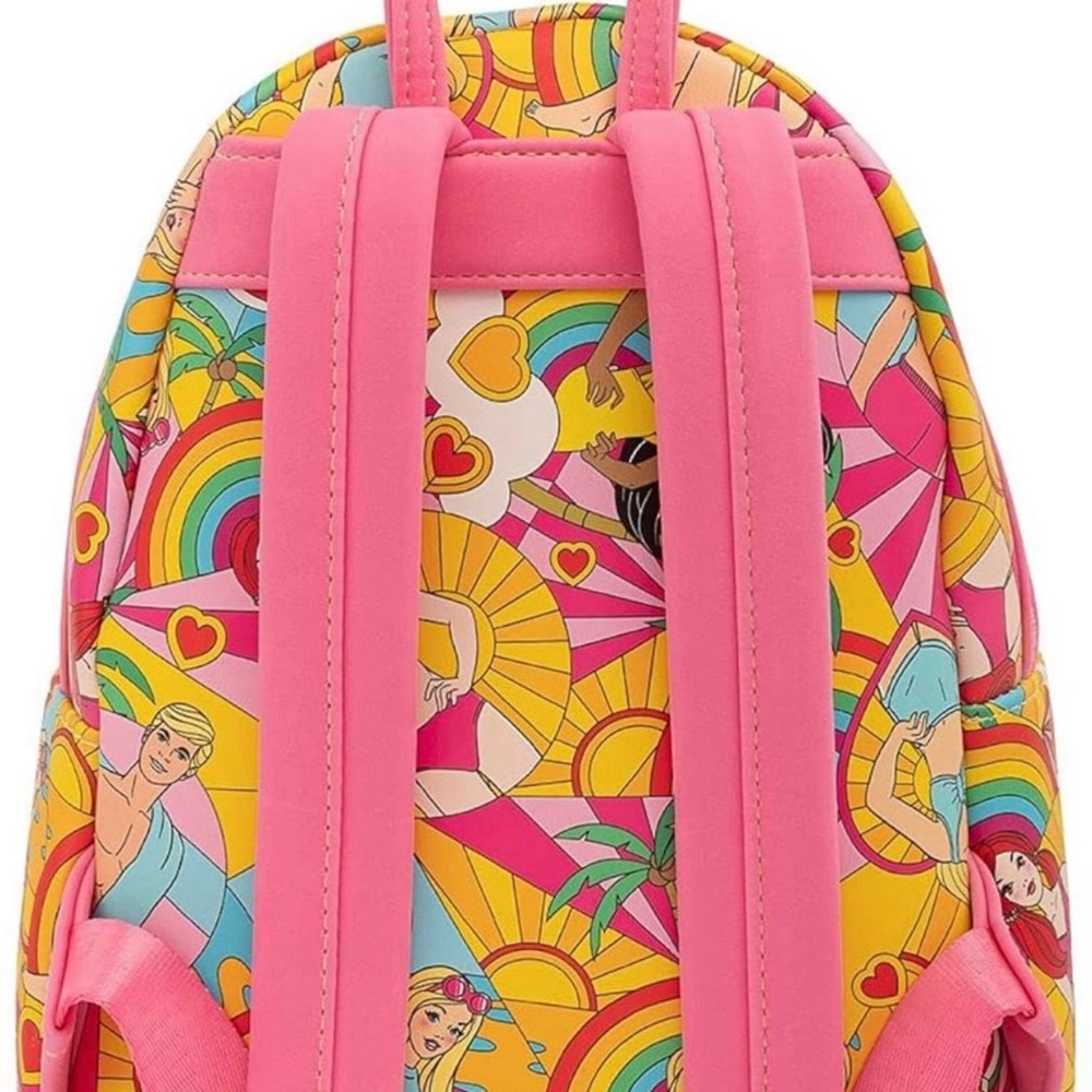 Barbie Multicolor Graphic Backpack - image 2